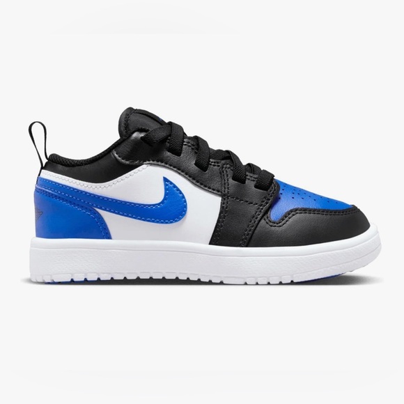 Nike Jordan 1 Low Alt Little Kids Shoes in Royal Blue/White/Blk Velcro lace 2.5Y - Picture 1 of 14